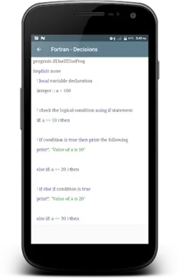 Fortran Programming android App screenshot 0